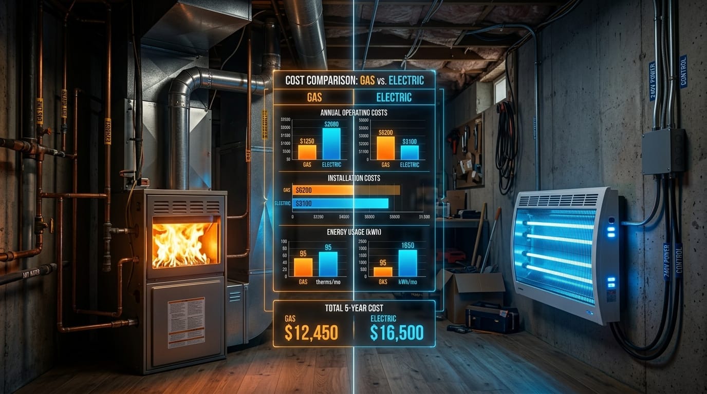 Gas vs Electric Heating Cost Comparison Guide